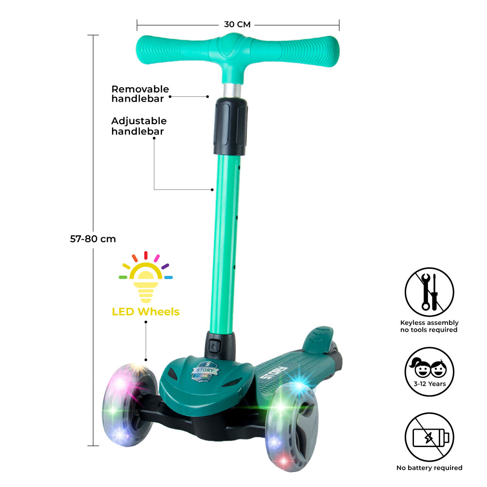 Trottinette Deluxe 3IN1 Mini Prieteni pentru copii