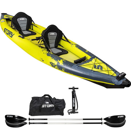 Canoe gonflabil pentru 2 persoane Story Ranger