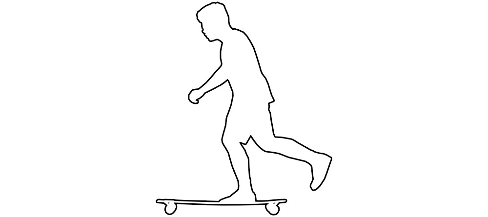 Longboard long distance push